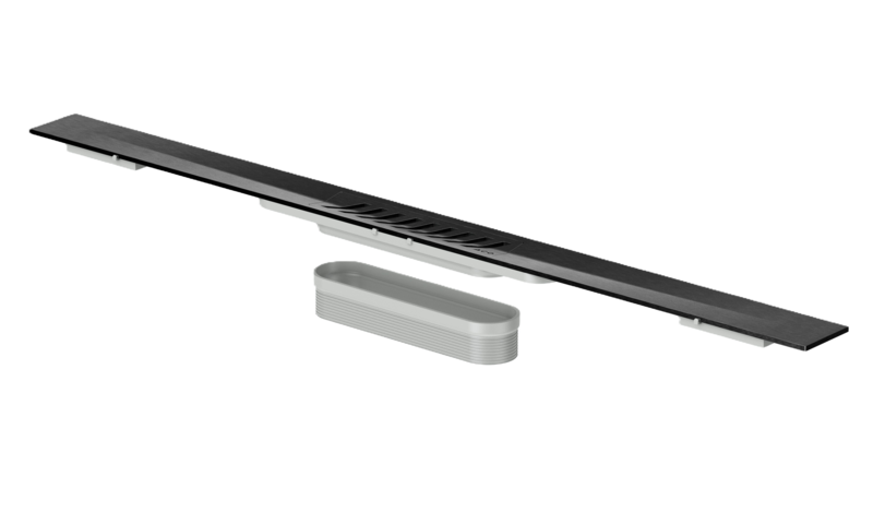 ShowerDrain Splus Black Zlab Bez Pozadi