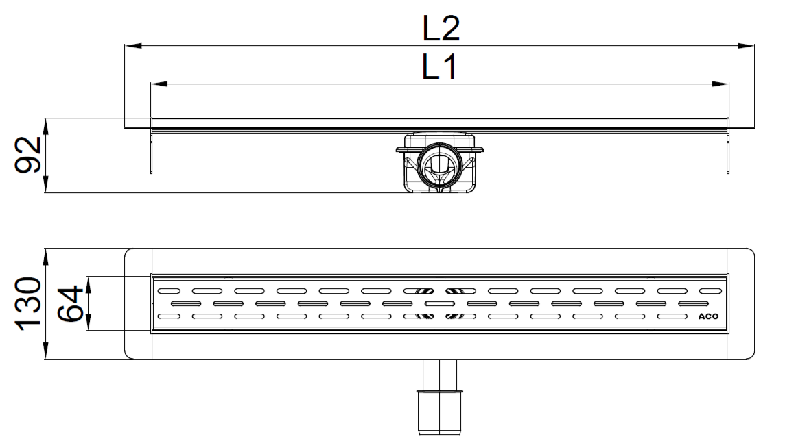 ACO ShowerDrain B Vykres 2025