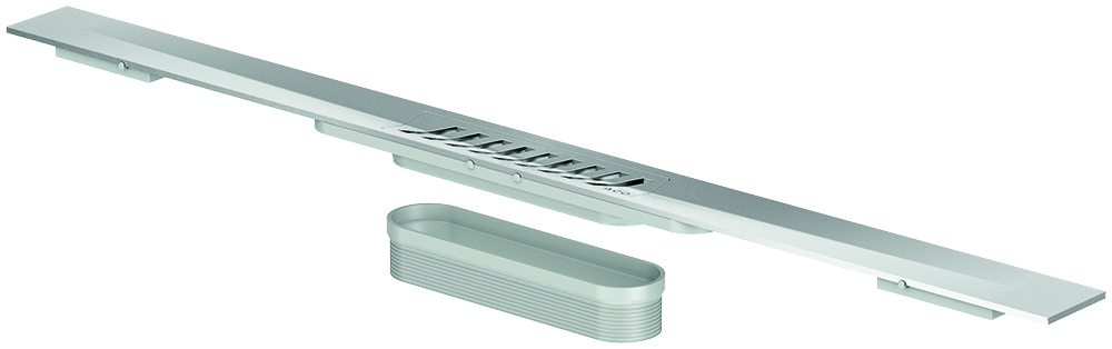 ACO ShowerDrain Splus Zlab-Stripes