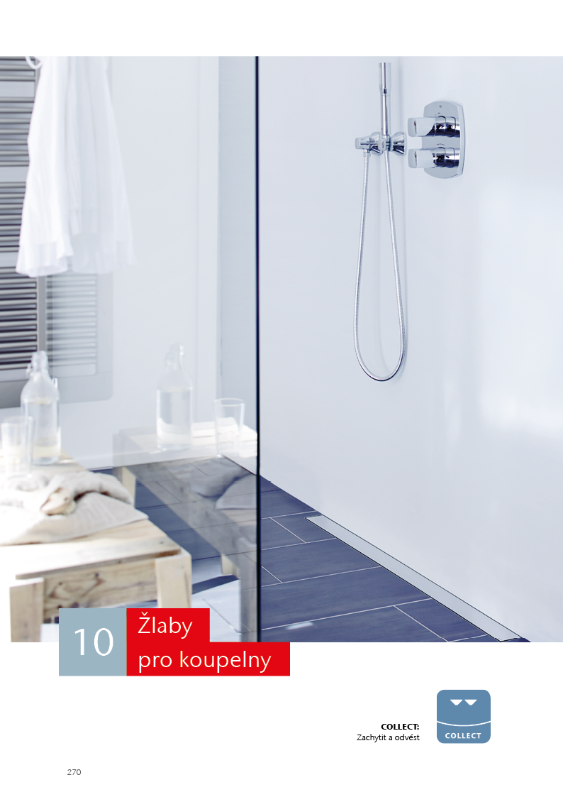 ACO ShowerDrain koupelnové žlaby