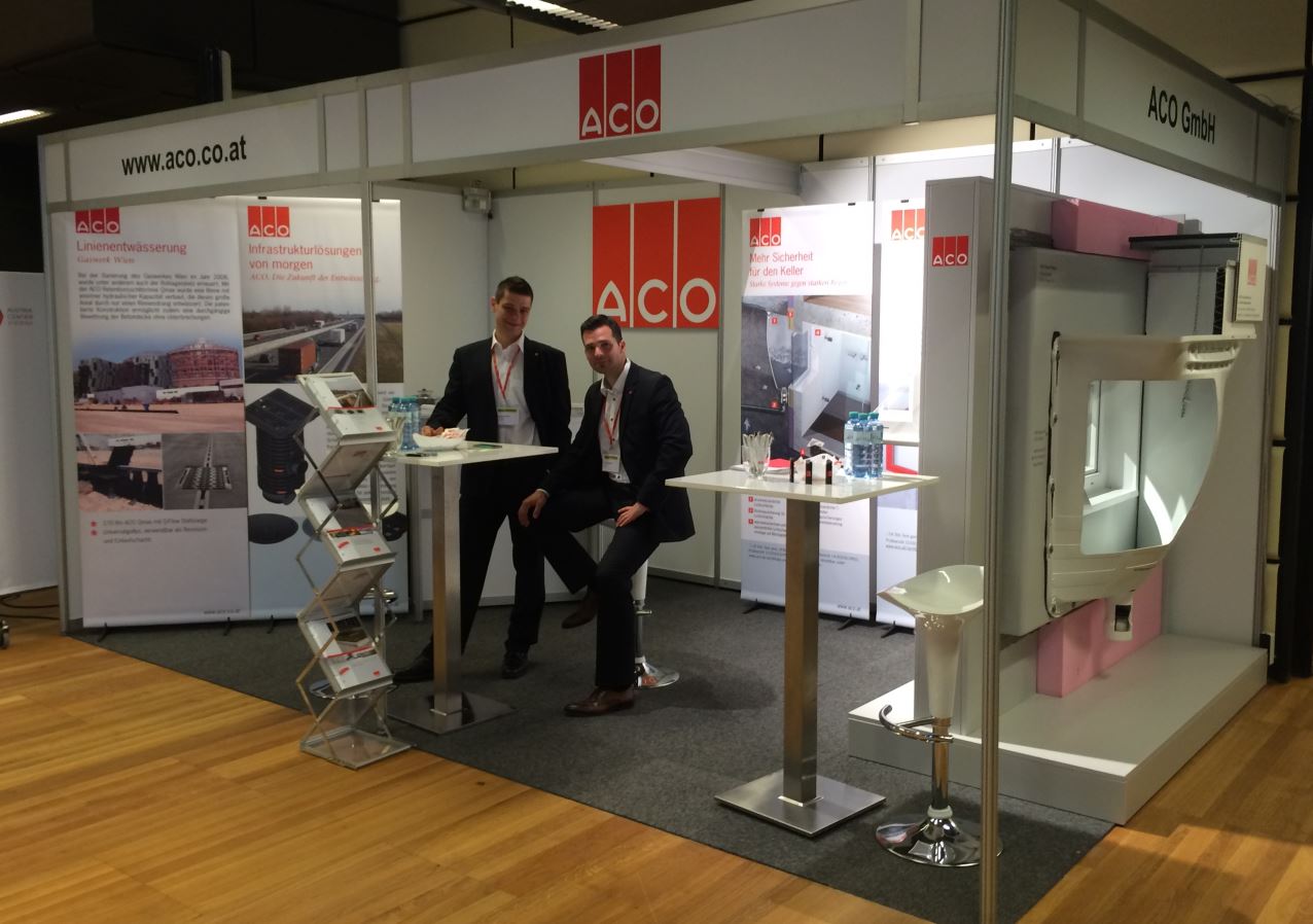 ACO Stand beim Baukongress 2016